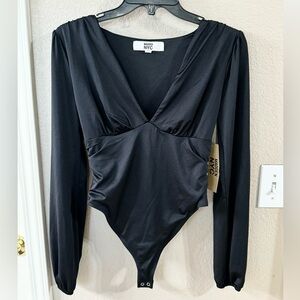 NWT Satin Bodysuit